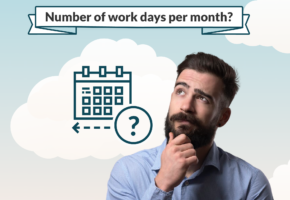 Number of work days per month